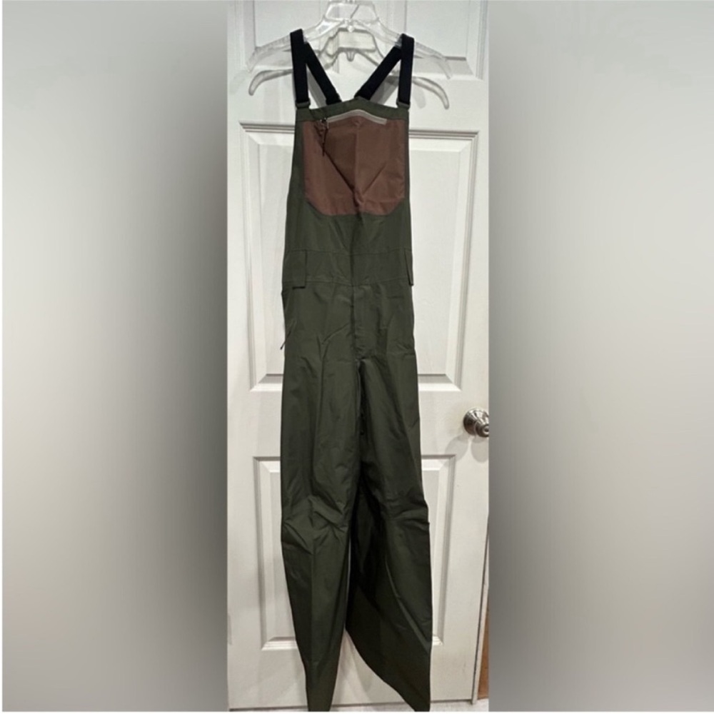 Patagonia Men’s Small Powder Town Bib Snow Pants Pine Green NWT Ski Snowboard